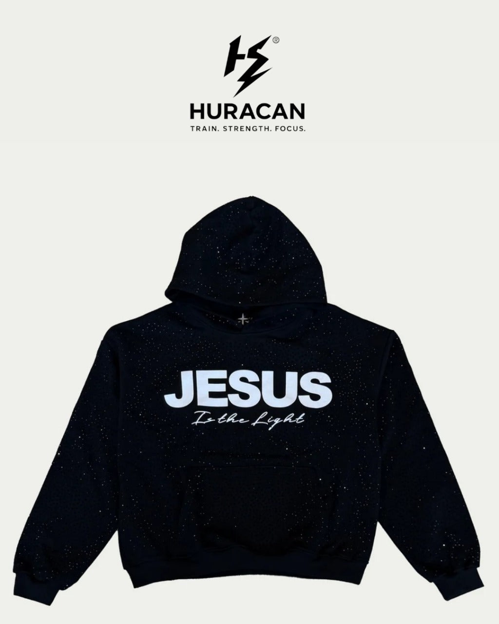 Rhinestone Hoodie – Heavyweight Terry