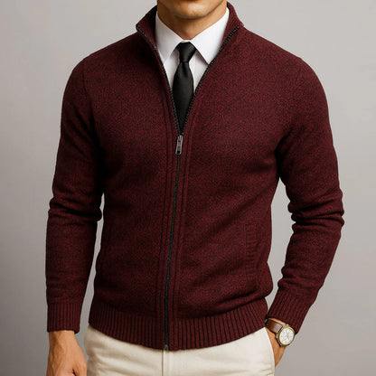 Viral Fleece Zipper Cardigan