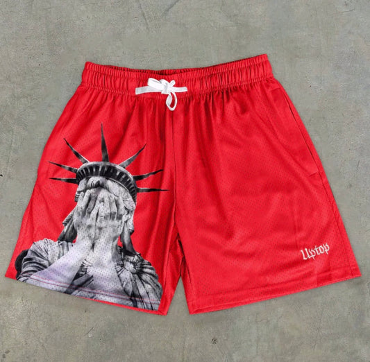 Summer Statue Of Liberty Shorts