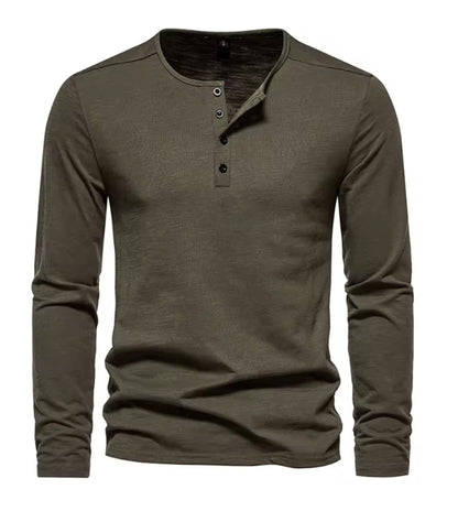 Premium Henley Long Sleeve