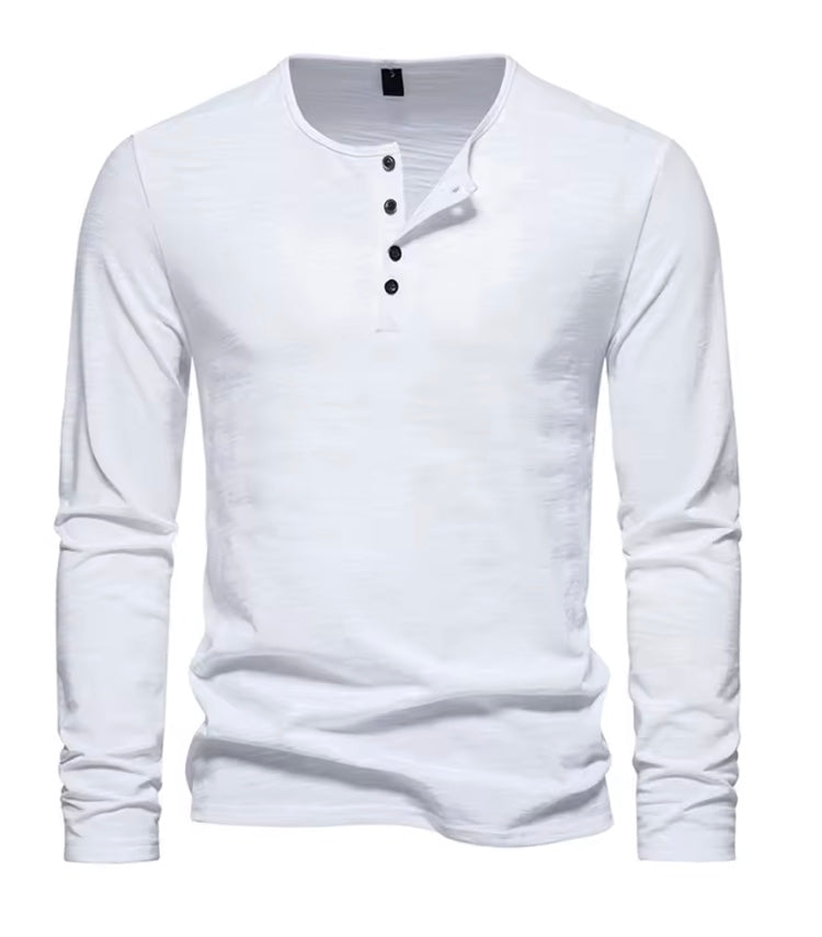 Premium Henley Long Sleeve