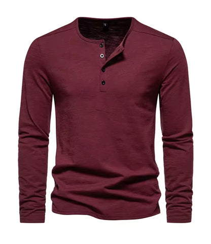 Premium Henley Long Sleeve