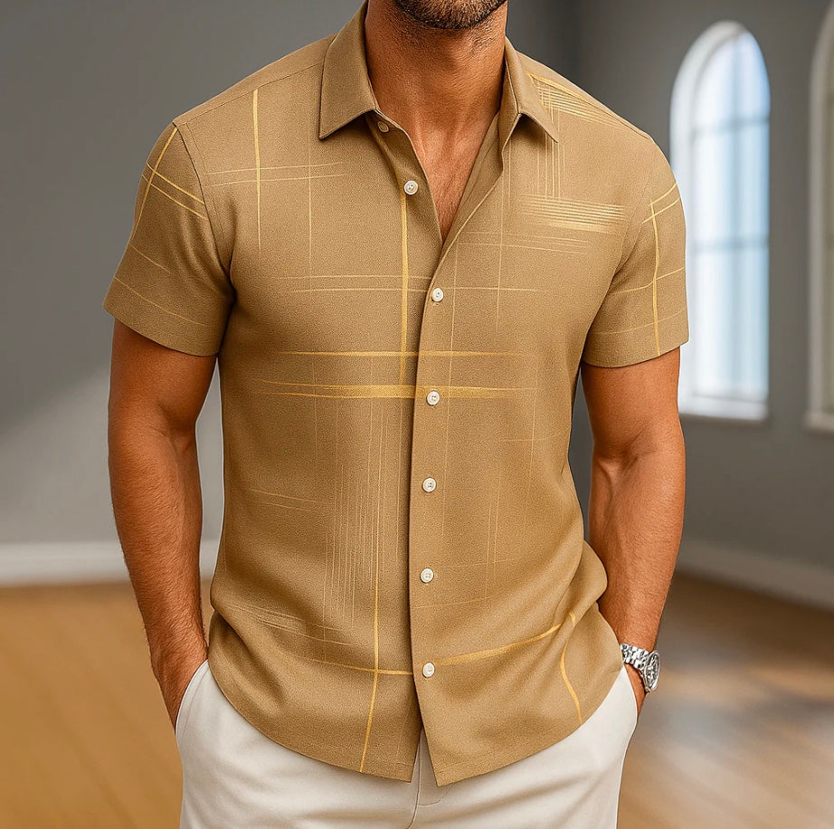 Avon - Silk Button-Up Shirt