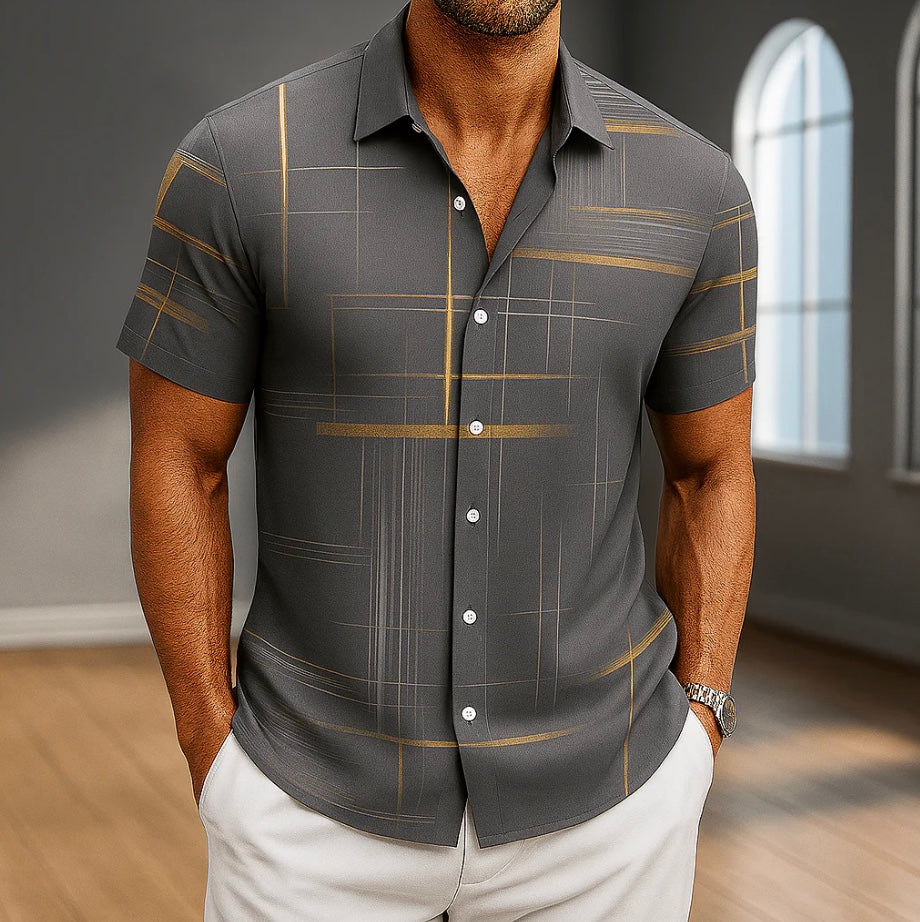 Avon - Silk Button-Up Shirt
