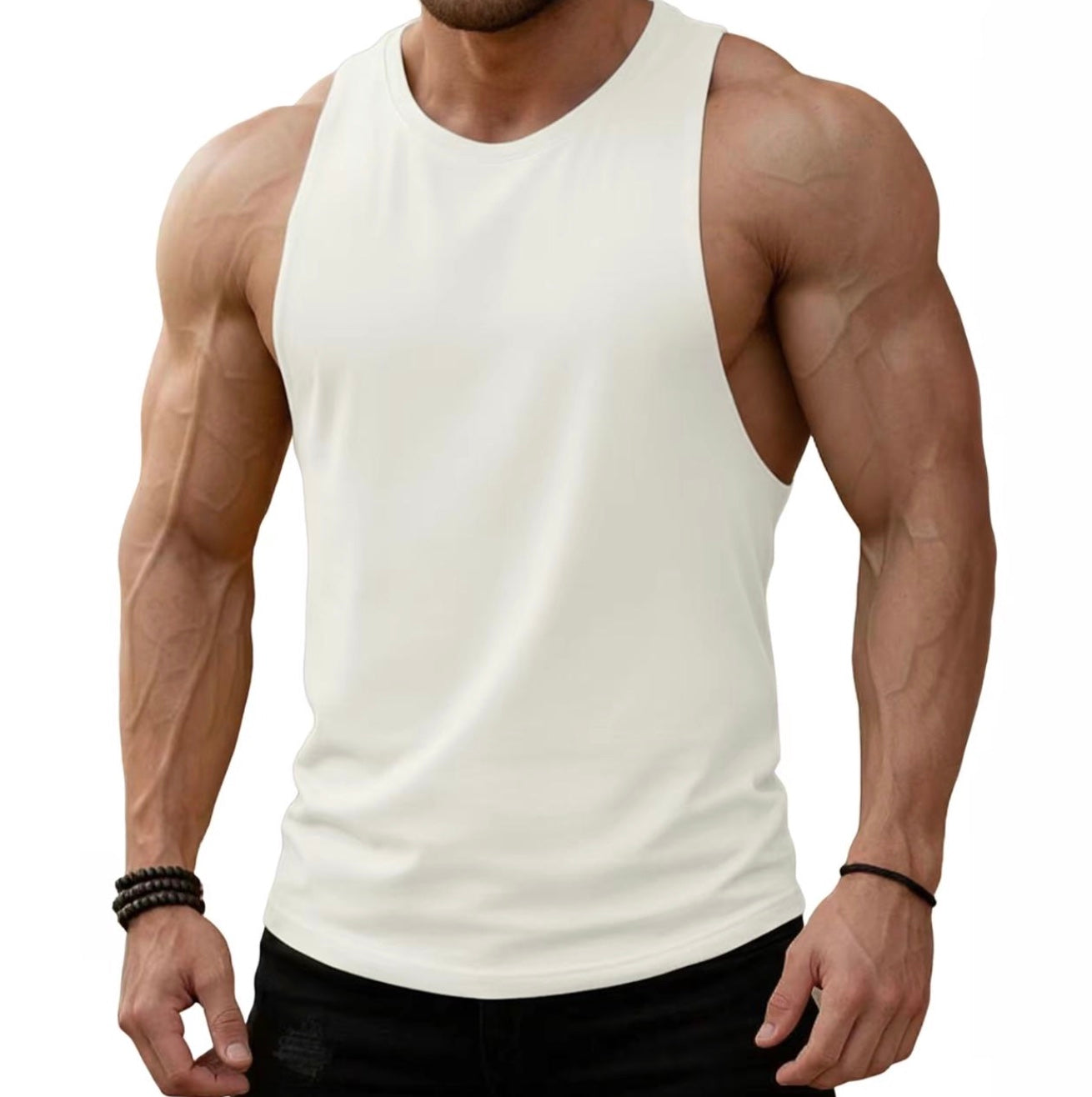 Savage Cut Tank Top – Extreme Drop Arm Muscle Tee for Maximum Physique Exposure