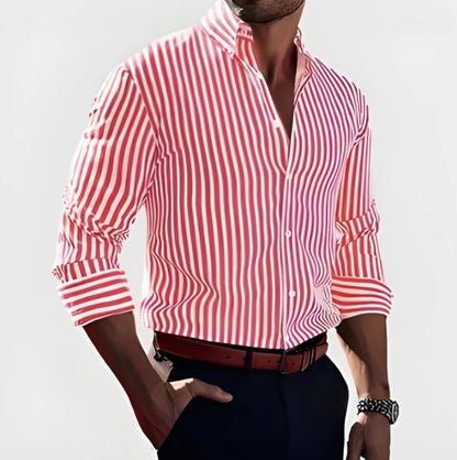 Valentino – Men's Slim Fit Striped Button-Down Shirt