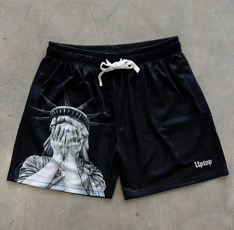 Summer Statue Of Liberty Shorts