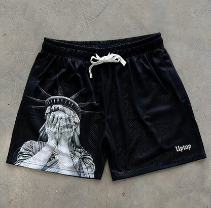 Summer Statue Of Liberty Shorts