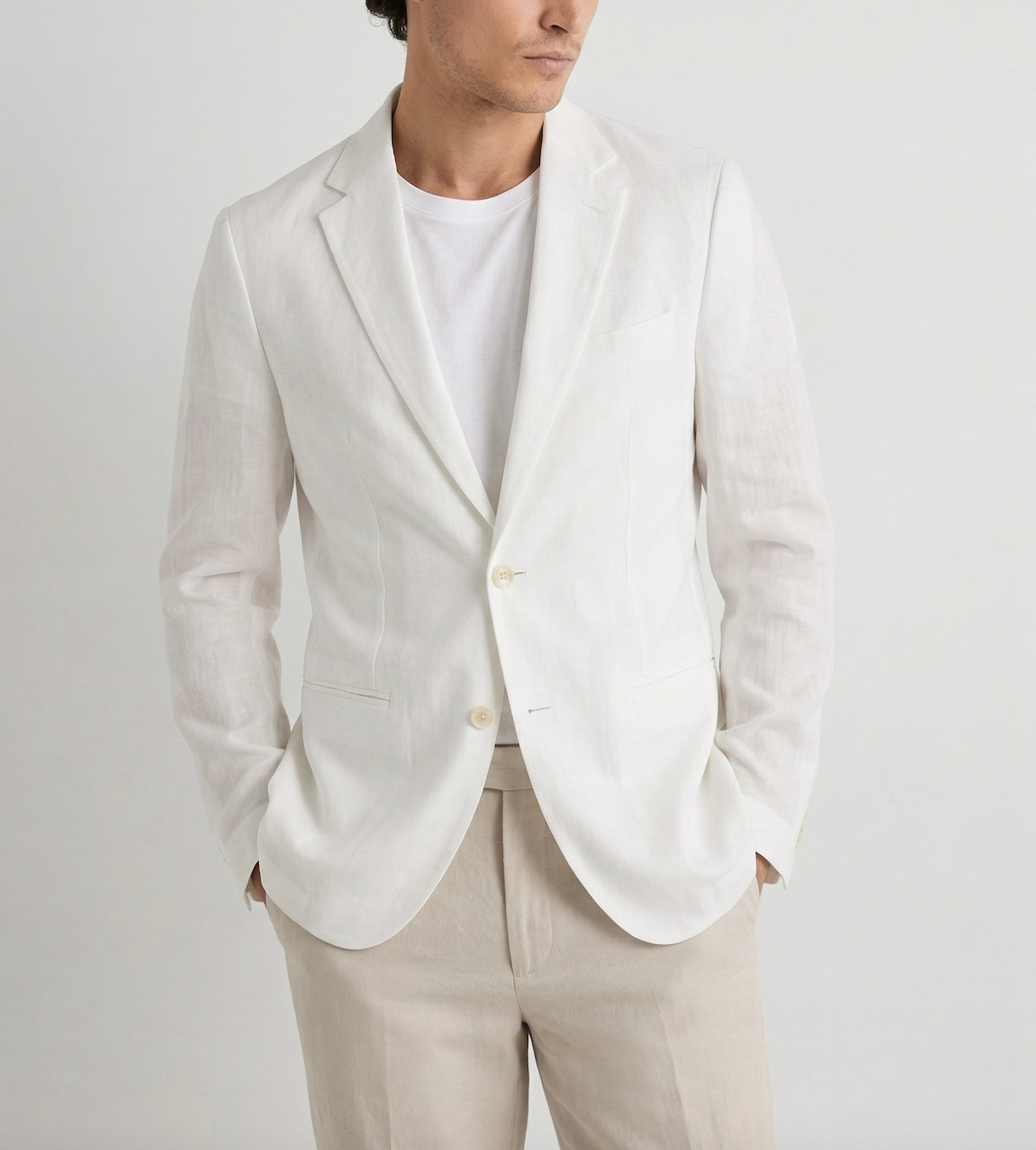 100% American Luxury Fit Linen Blazer