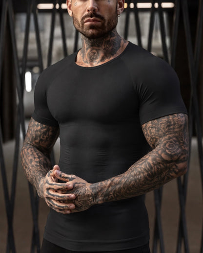 Men's Seamless Compression Shirt — Tummy Control Body Shaper