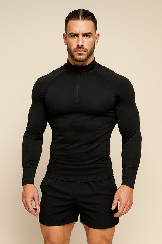 Huracan Compression Half-Zip Long Sleeve