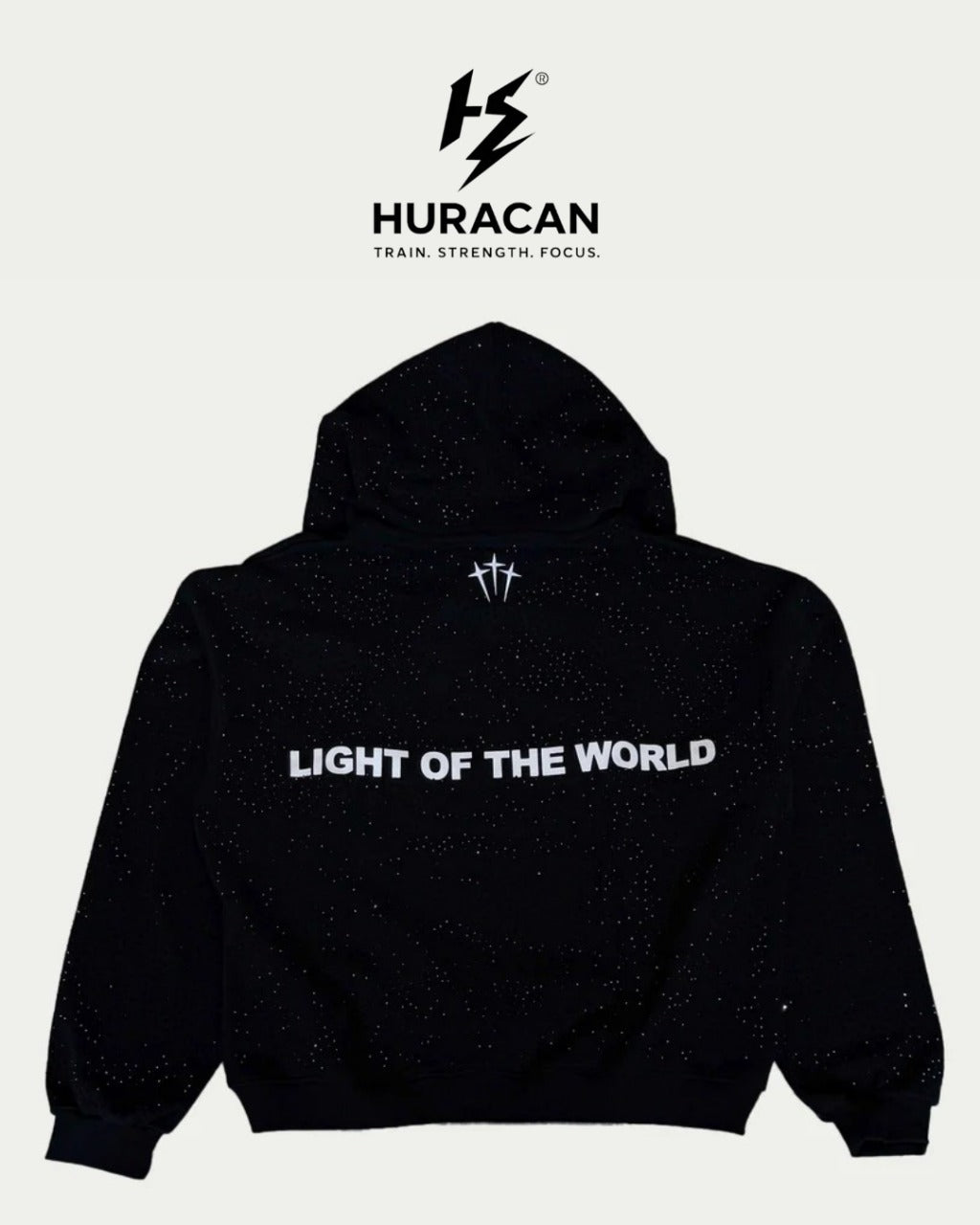 Rhinestone Hoodie – Heavyweight Terry